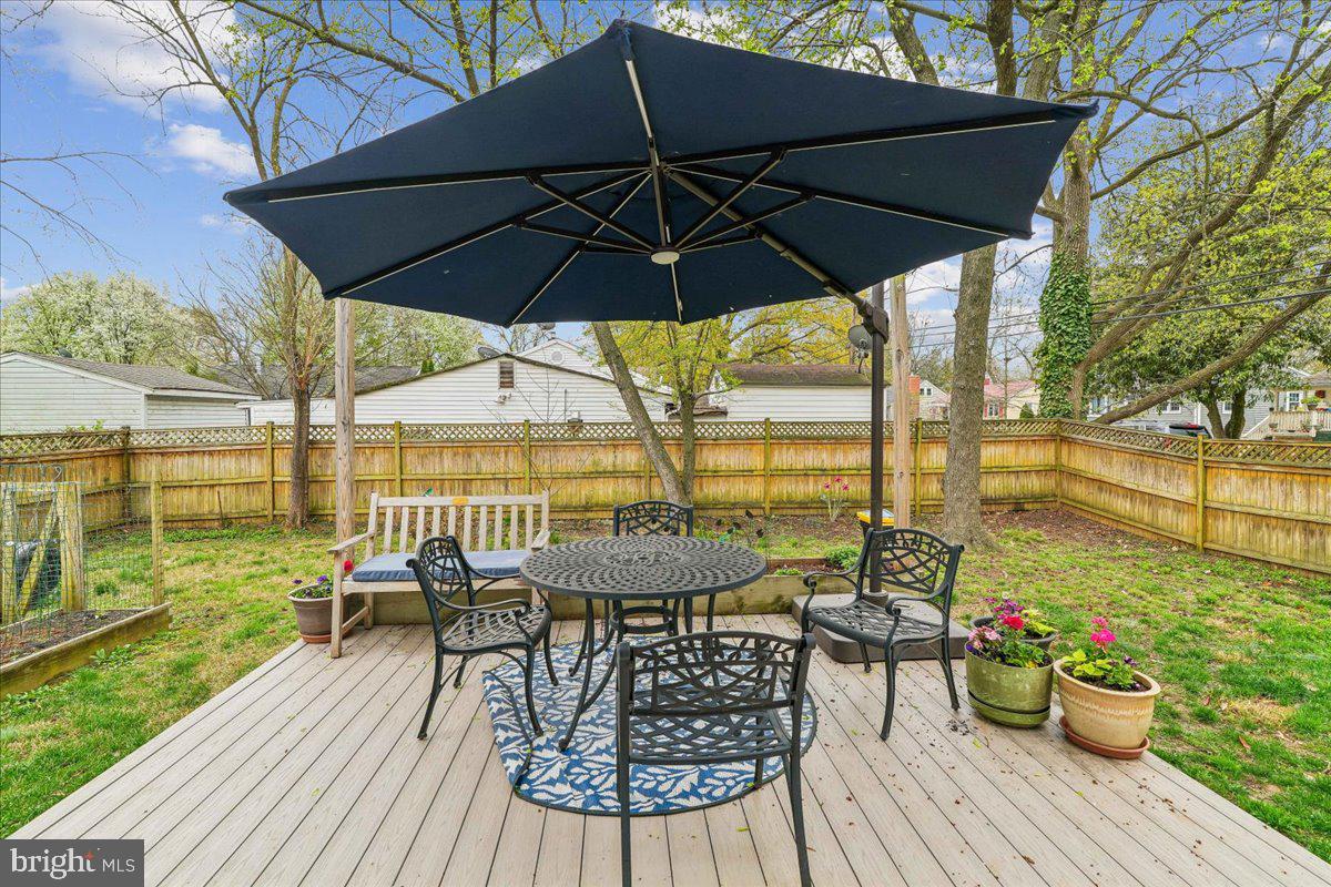 4801 Nicholson Street Riverdale, MD 20737 - Photo 5 of 39 a view of a table and chairs on the roof deck