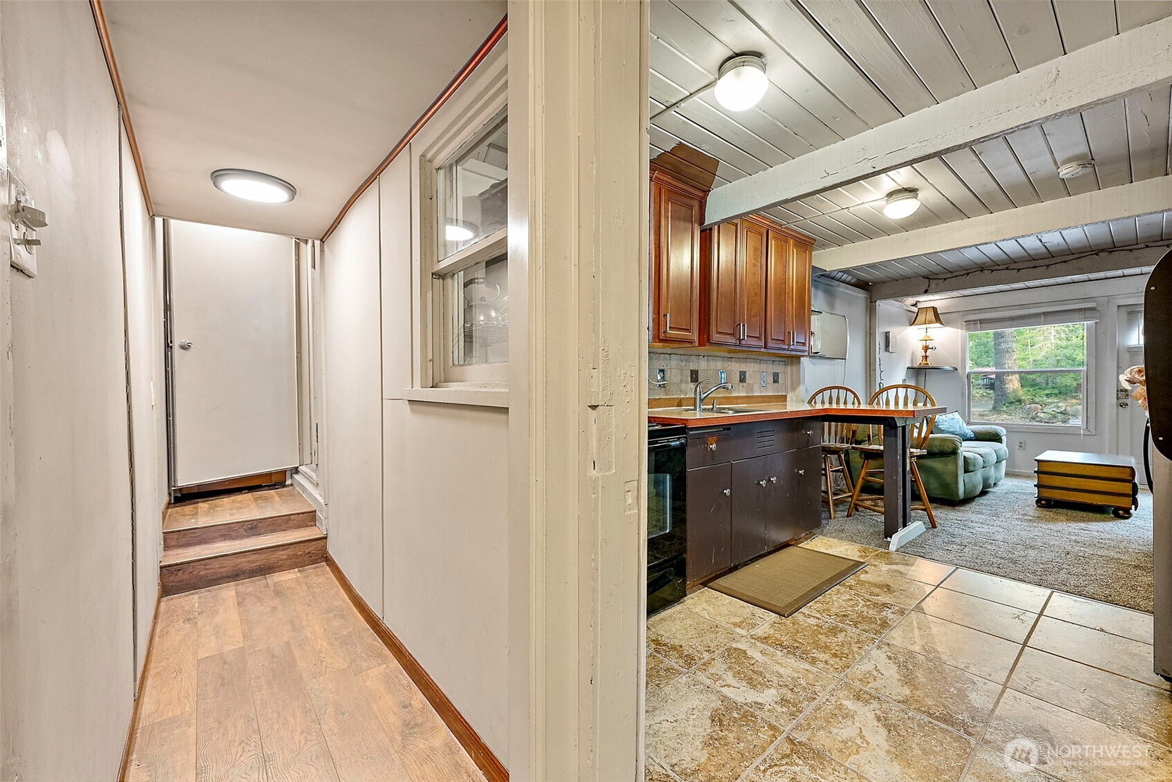 270 Skate Creek Road North Ashford, WA 98304 - Photo 17 of 36 a view of kitchen with furniture and a refrigerator