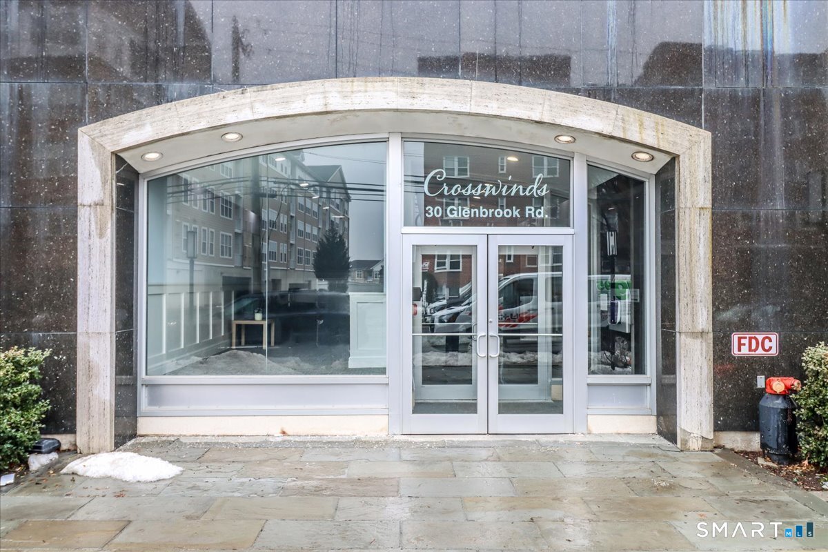 30 Glenbrook Road, Unit 10F Stamford, CT 06902 - Photo 24 of 30 a view of a entrance door of the building