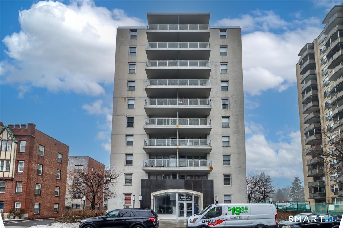 30 Glenbrook Road, Unit 10F Stamford, CT 06902 - Photo 28 of 30 a front view of a building