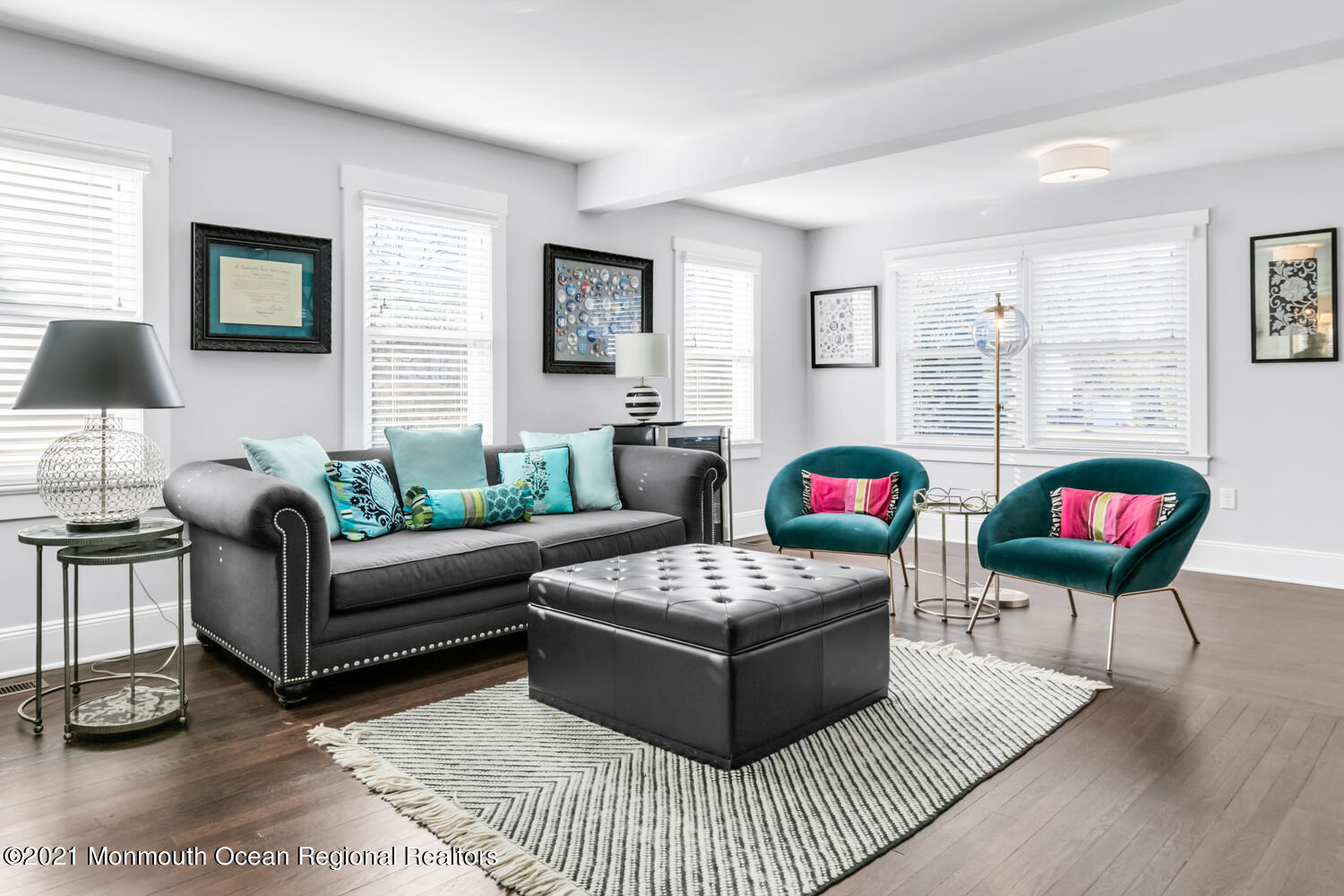 72 Rumson Road Little Silver, NJ 07739 - Photo 8 of 27 a living room with furniture and a flat screen tv