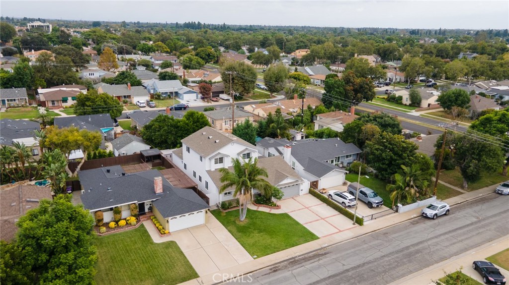 3816 Chatwin Avenue Long Beach, CA 90808 - Photo 52 of 60 an aerial view of a house with garden space and street view