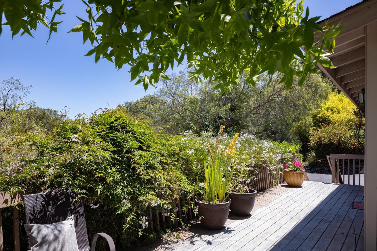 27461 Schulte Road Carmel, CA 93923 - Photo 14 of 33 a view of a balcony with chairs