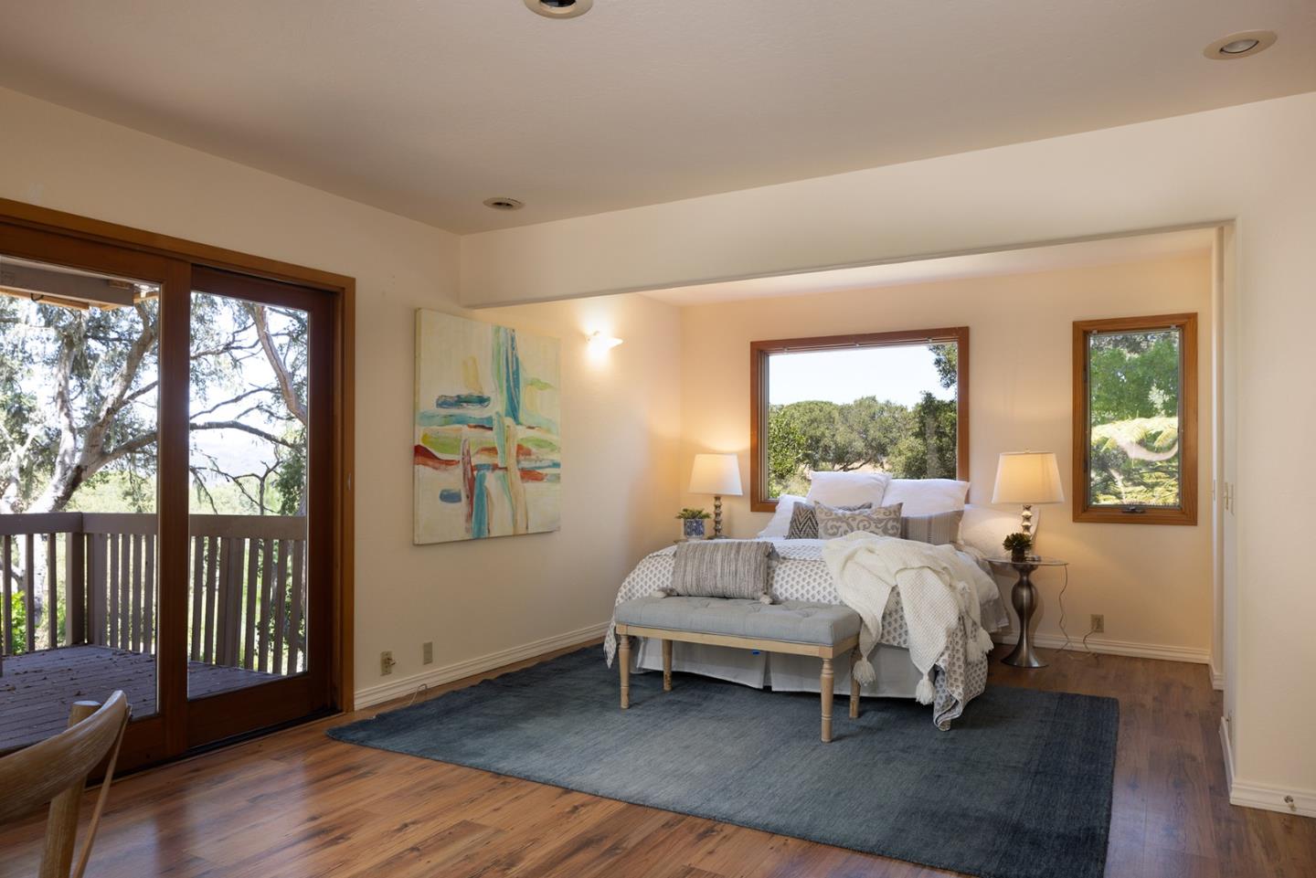 27461 Schulte Road Carmel, CA 93923 - Photo 24 of 33 a bed room with a bed and a window