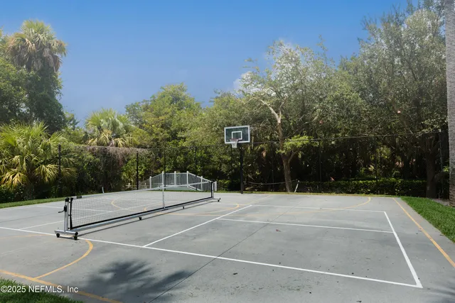 a view of a city with an ocean beach