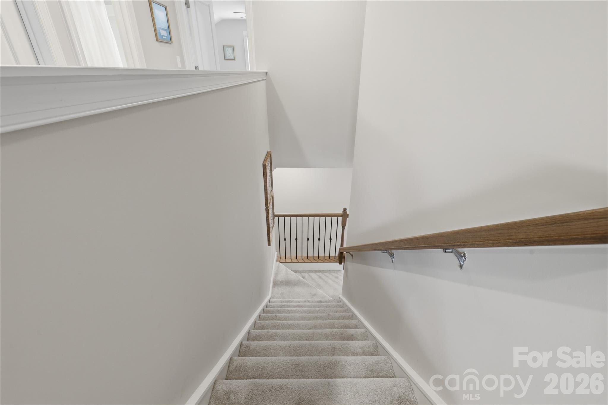 3023 Eagle Ridge Lane Indian Trail, NC 28079 - Photo 39 of 47 a view of a hallway with staircase