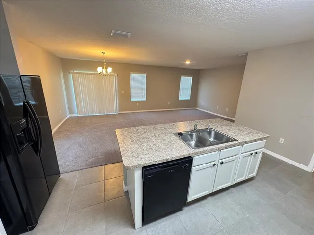 a view of an empty room