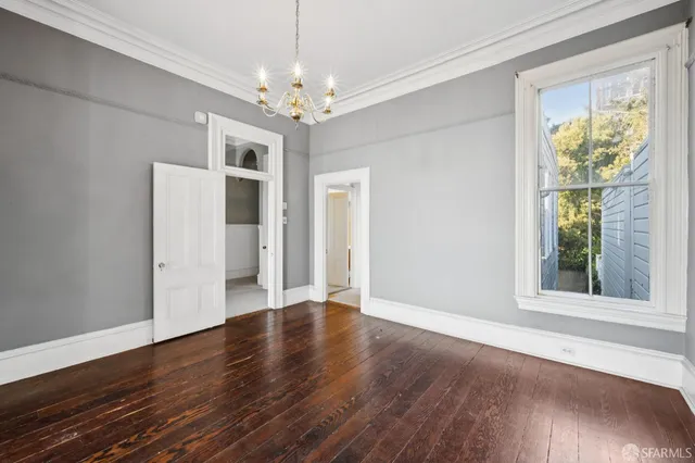 a view of a city with mountains in the background