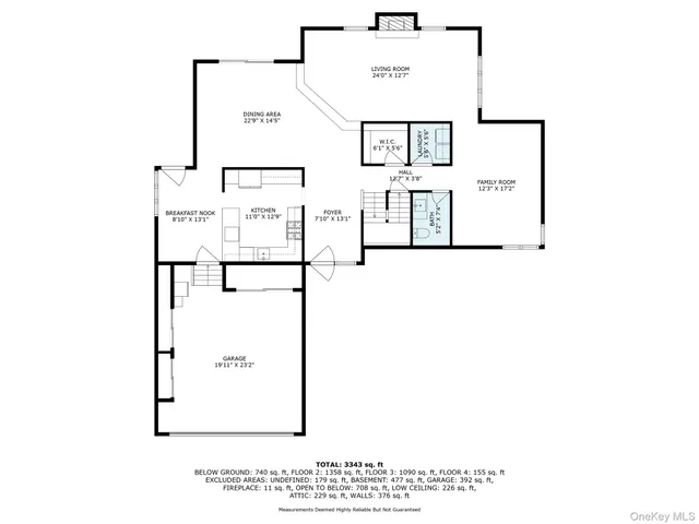 a view of a hallway with stairs