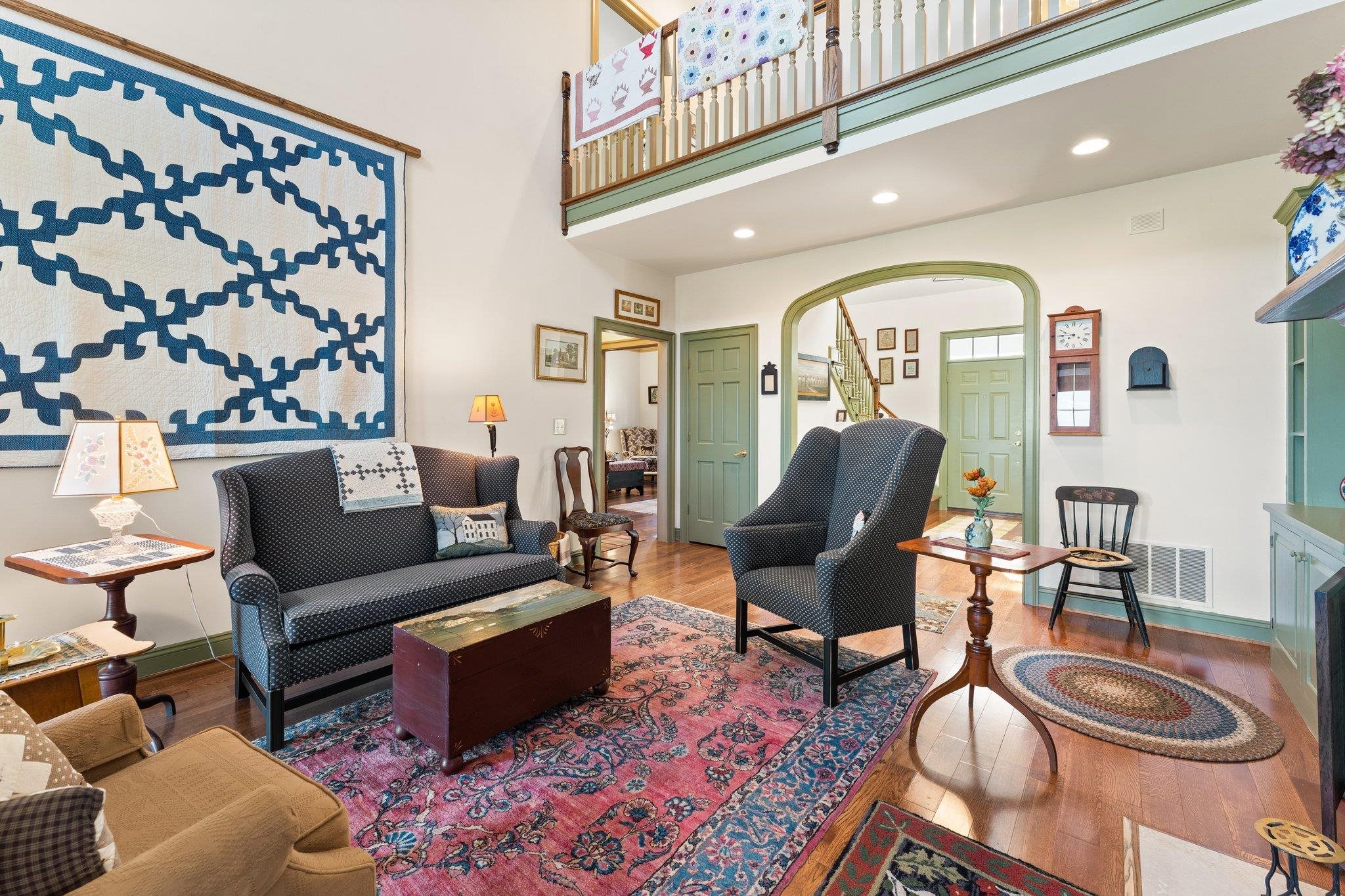 1217 Middlebrook Road Staunton, VA 24401 - Photo 22 of 46 a living room with furniture a rug and a large window