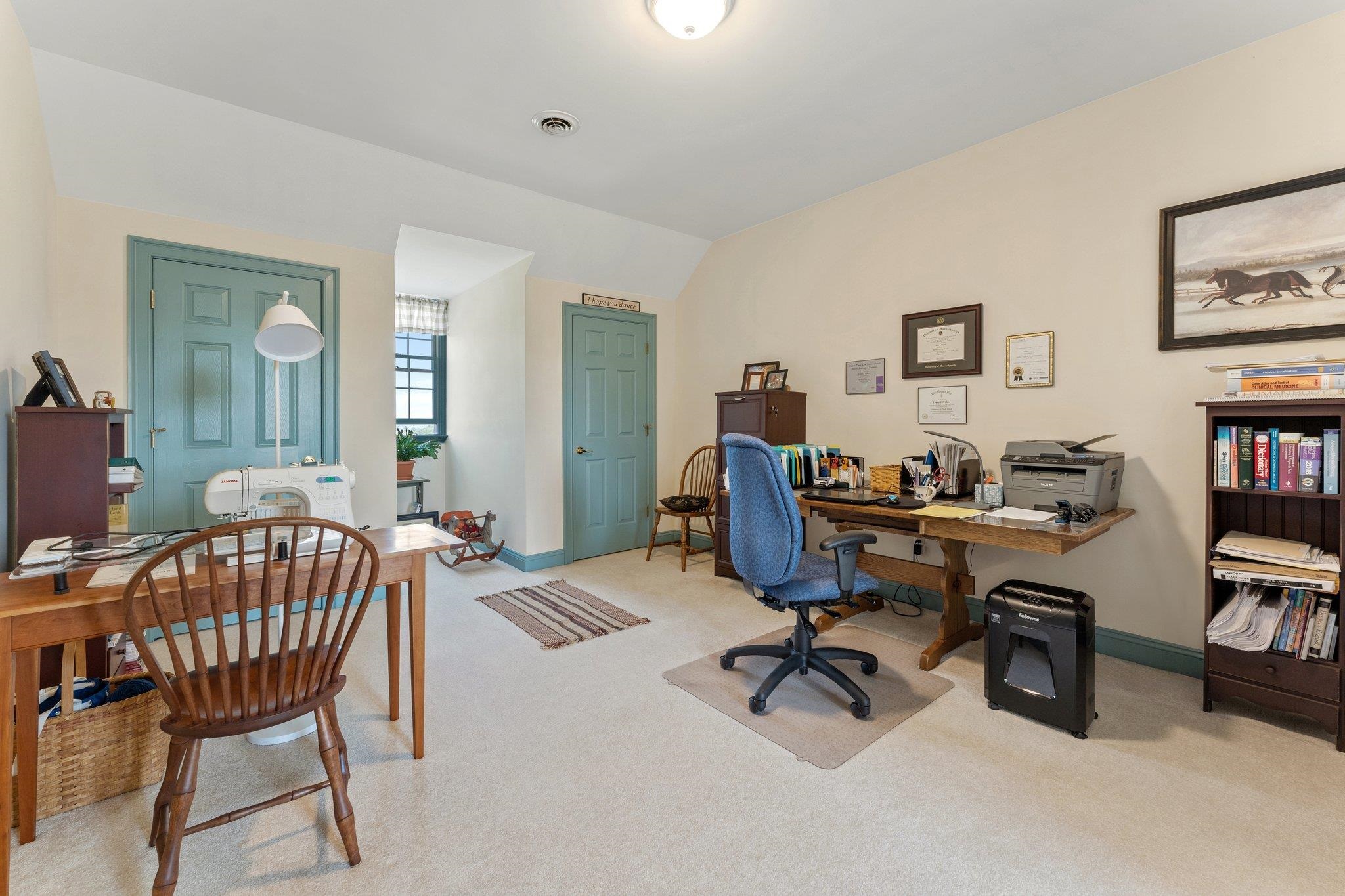 1217 Middlebrook Road Staunton, VA 24401 - Photo 39 of 46 a view of a workspace with furniture and a window
