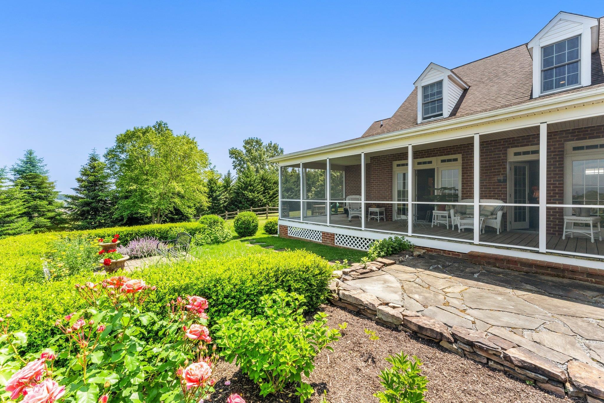 1217 Middlebrook Road Staunton, VA 24401 - Photo 43 of 46 a view of a house with a garden