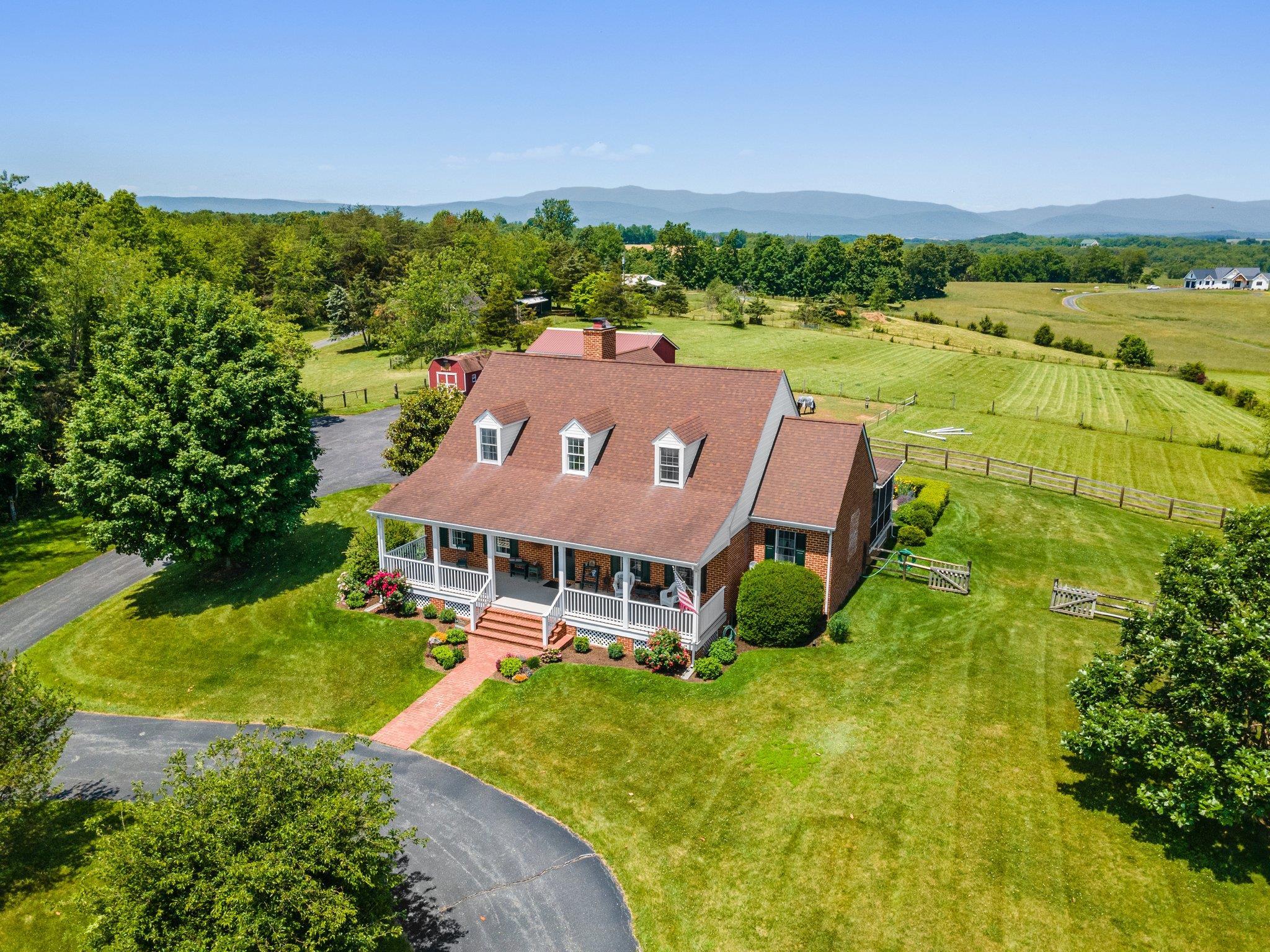 1217 Middlebrook Road Staunton, VA 24401 - Photo 7 of 46 an aerial view of a house with big yard