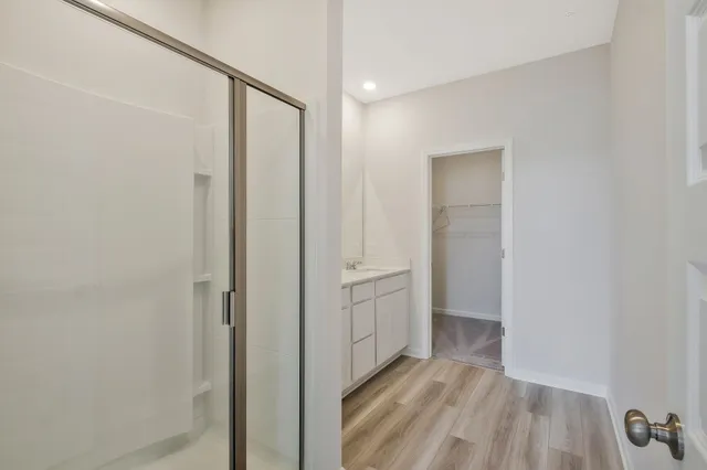 a view of closet area