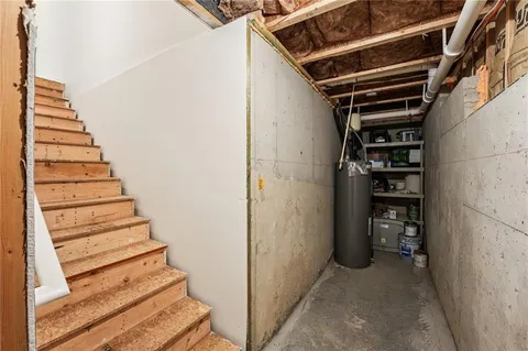 a view of a wooden deck