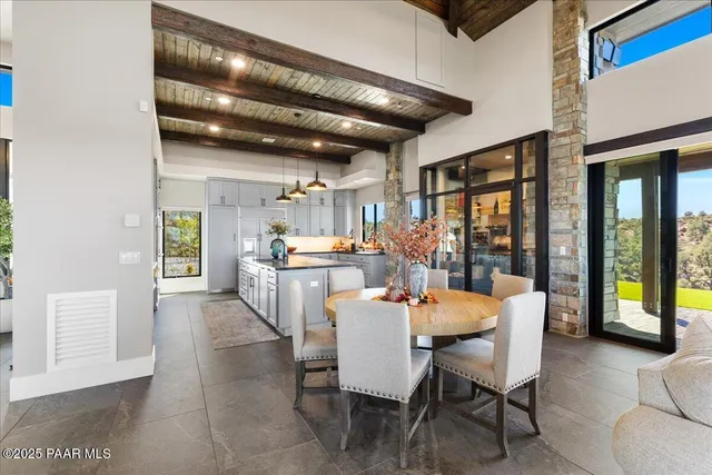 a view of a city from a terrace