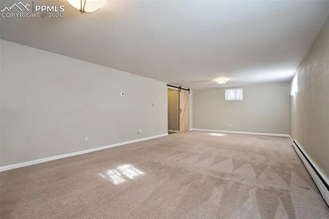 a view of an empty room