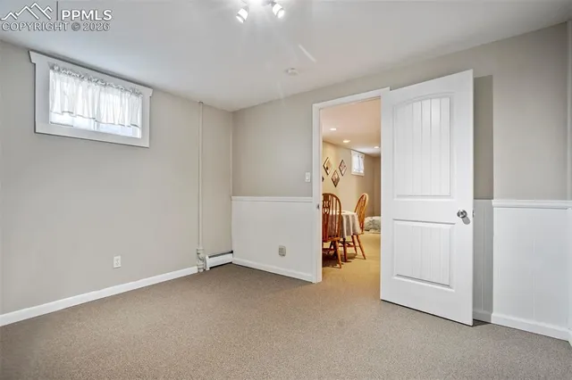 a view of a storage & utility room