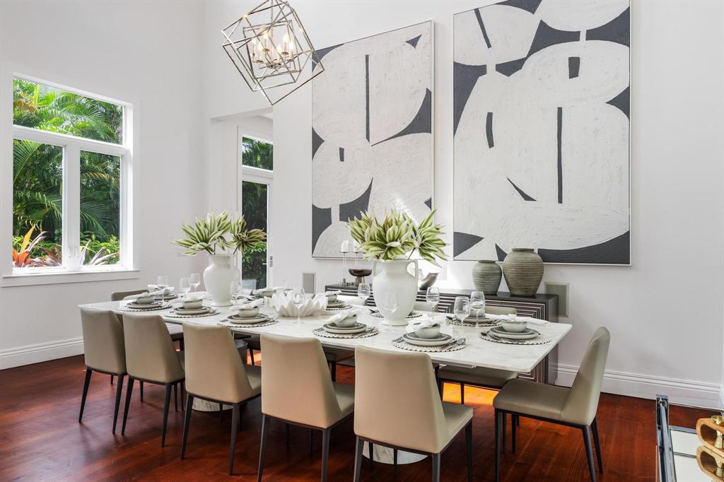 101 Holly Lane Plantation, FL 33317 - Photo 10 of 59 a view of a dining room with furniture window and wooden floor