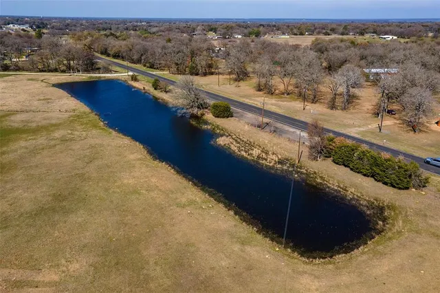 a view of a lake with a mountain view