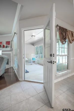 a view of a house with a garden