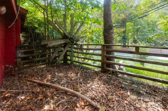 a view of empty room