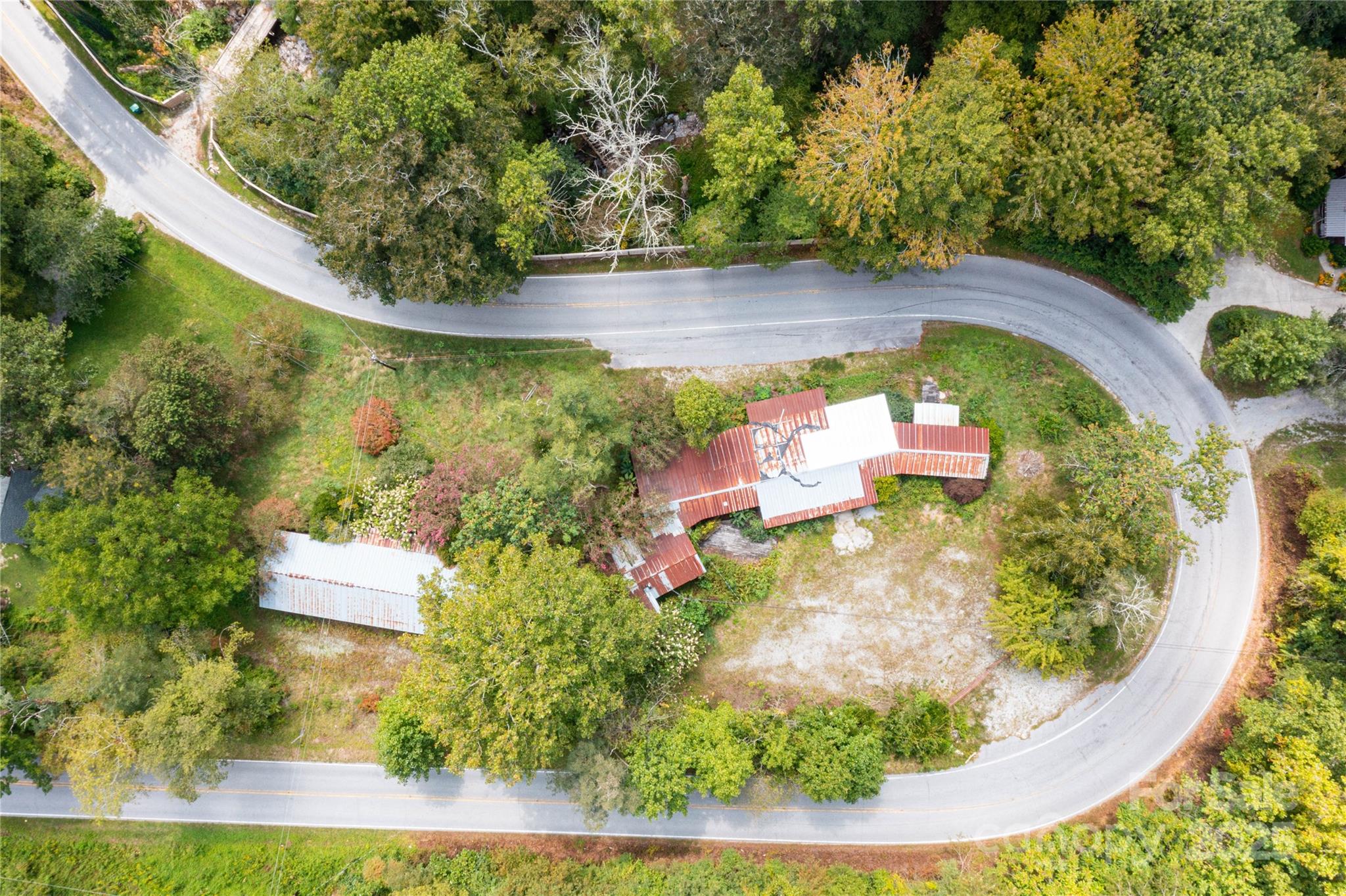 3290 Gerton Highway Gerton, NC 28735 - Photo 28 of 36 an aerial view of a house