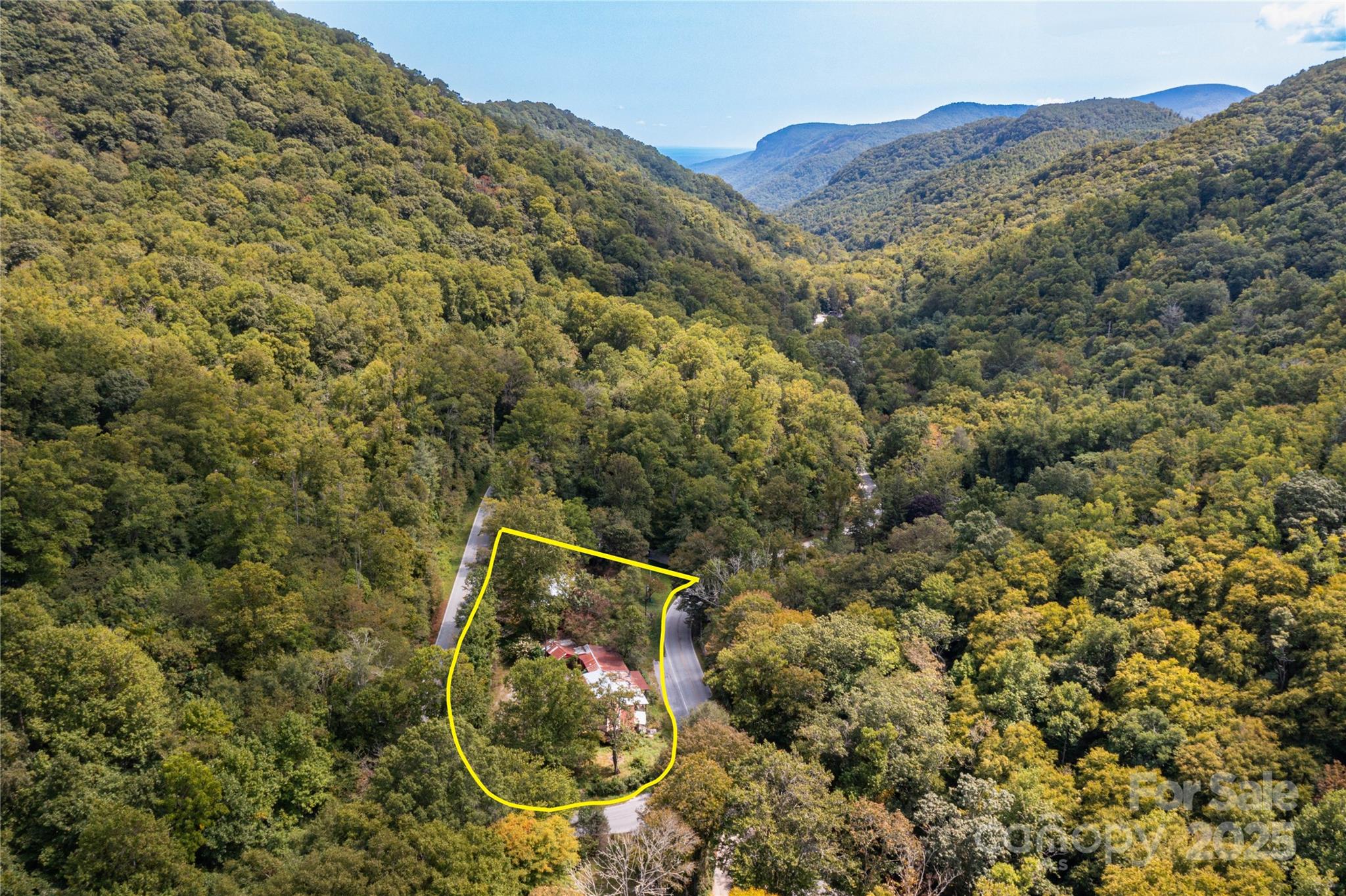 3290 Gerton Highway Gerton, NC 28735 - Photo 33 of 36 an aerial view of houses with yard