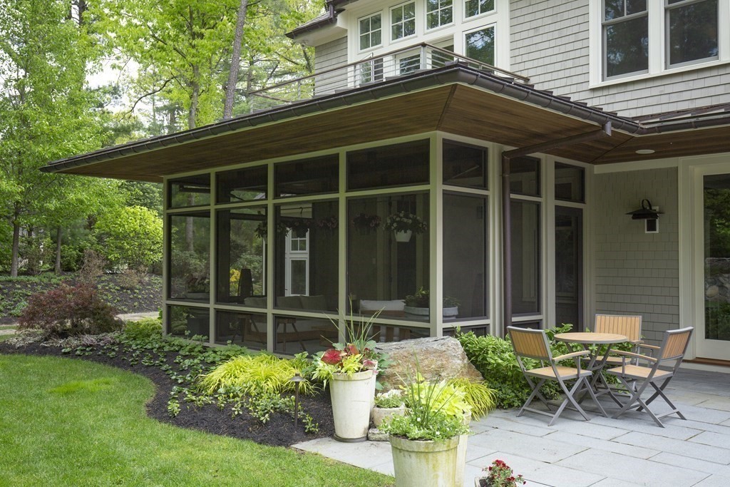 55 Ridge Hill Farm Road Wellesley, MA 02482 - Photo 28 of 32 a house with garden in front of it