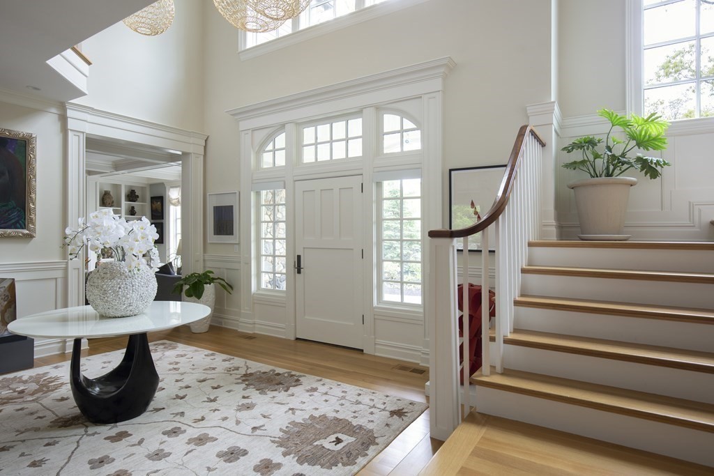 55 Ridge Hill Farm Road Wellesley, MA 02482 - Photo 4 of 32 a living room with furniture and a rug