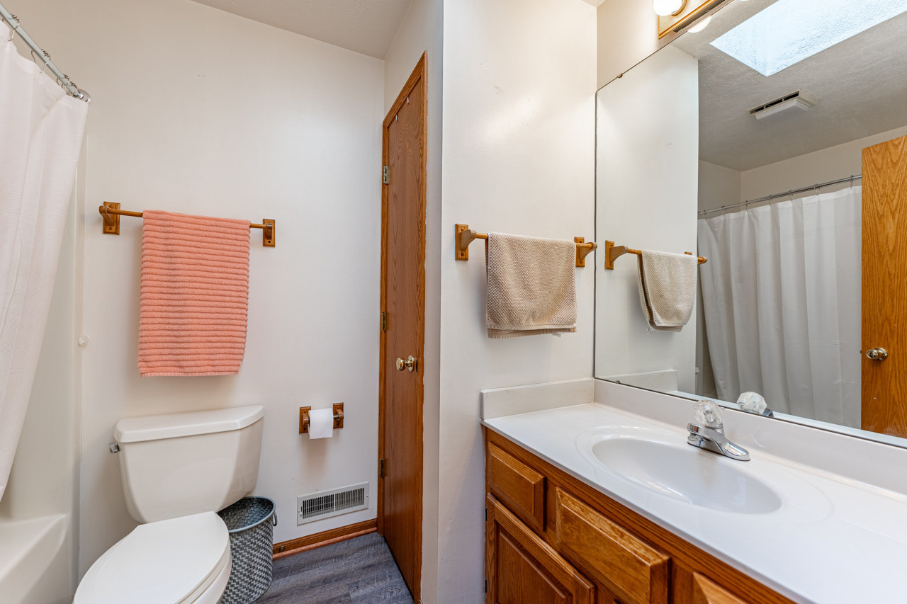 1506 Pier Drive Davis, IL 61019 - Photo 21 of 47 a bathroom with a sink a toilet and mirror