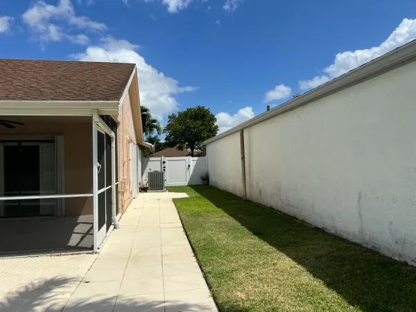 a view of a door of the house