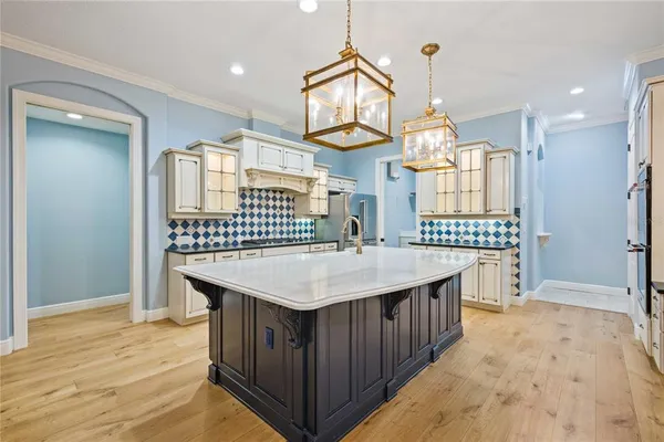 a close view of closet