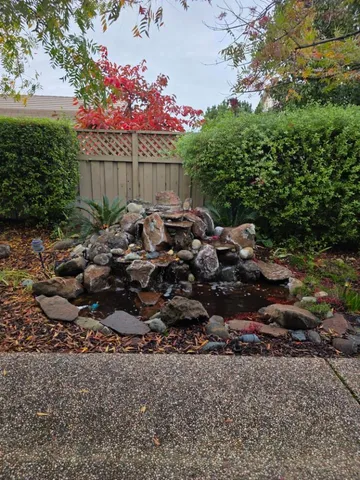 a view of city and mountain