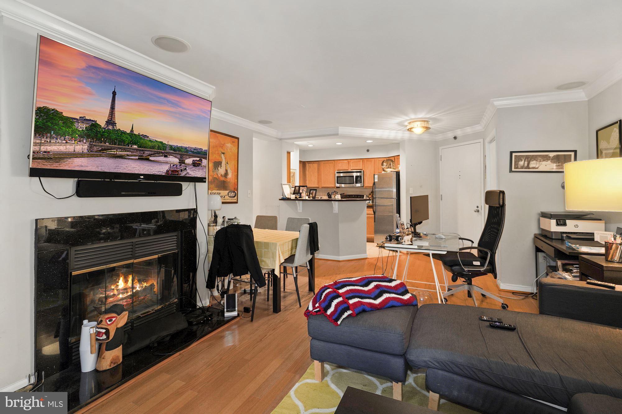 1230 23rd Street Northwest, Unit 909 Washington, DC 20037 - Photo 23 of 30 Wood burning fireplace