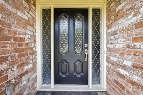 a view of a entryway door of the house