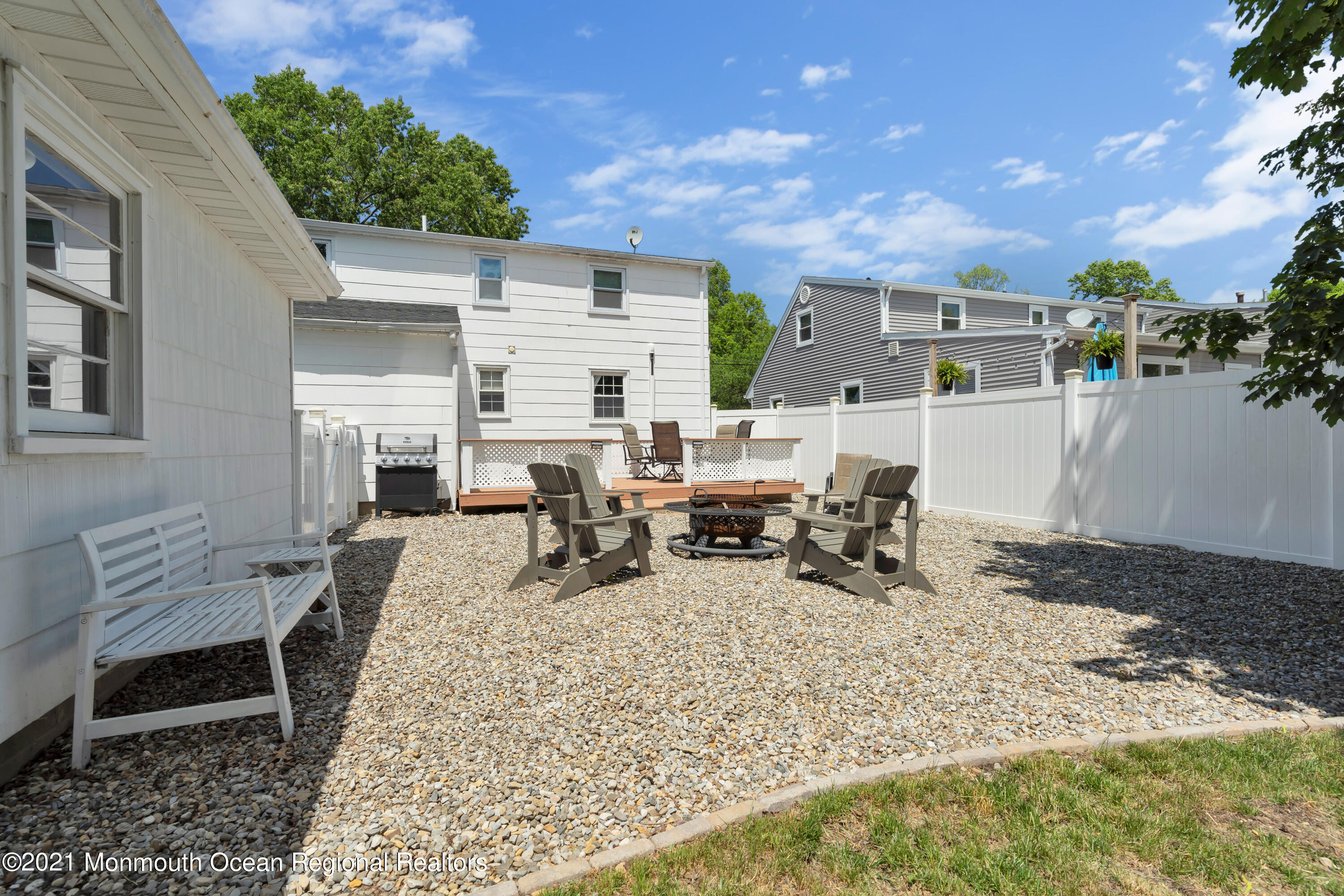 2212 Kenneth Road Point Pleasant, NJ 08742 - Photo 40 of 43 a view of a backyard with sitting area