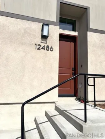 a view of front door