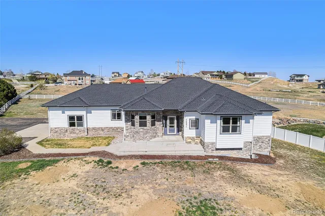 an aerial view of a kitchen
