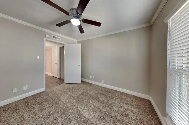 an empty room with window