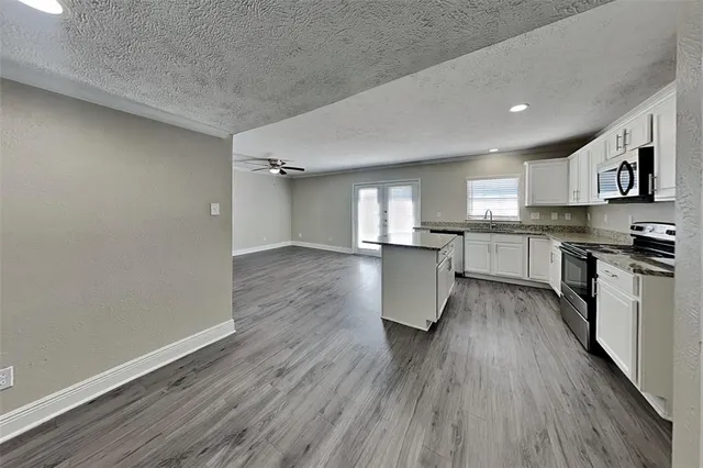 a view of a house with a garage
