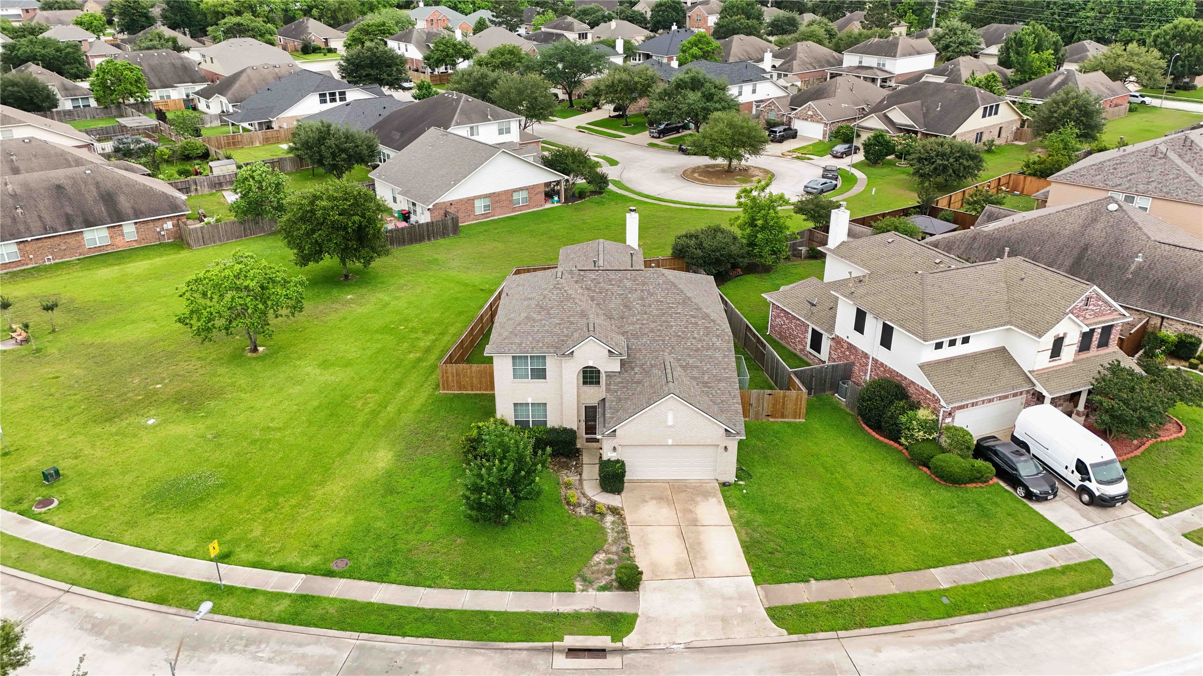 803 Northridge Terrace Lane Spring, TX 77373 - Photo 37 of 42 an aerial view of a house