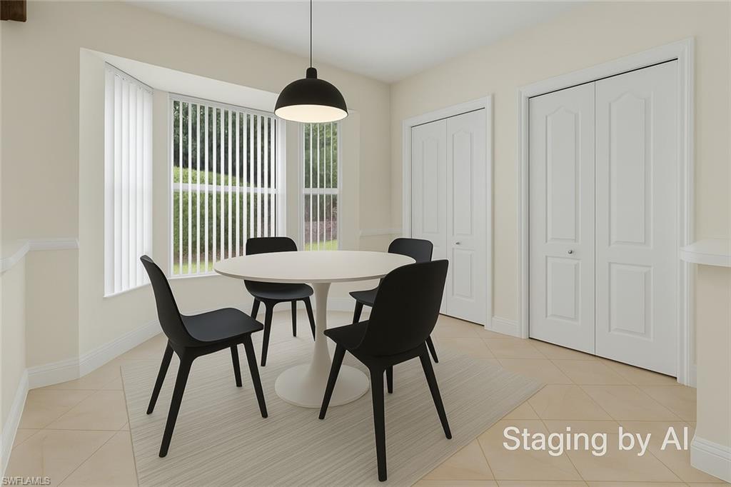 20681 Country Barn Drive Estero, FL 33928 - Photo 30 of 42 a view of a dining room with furniture and a window