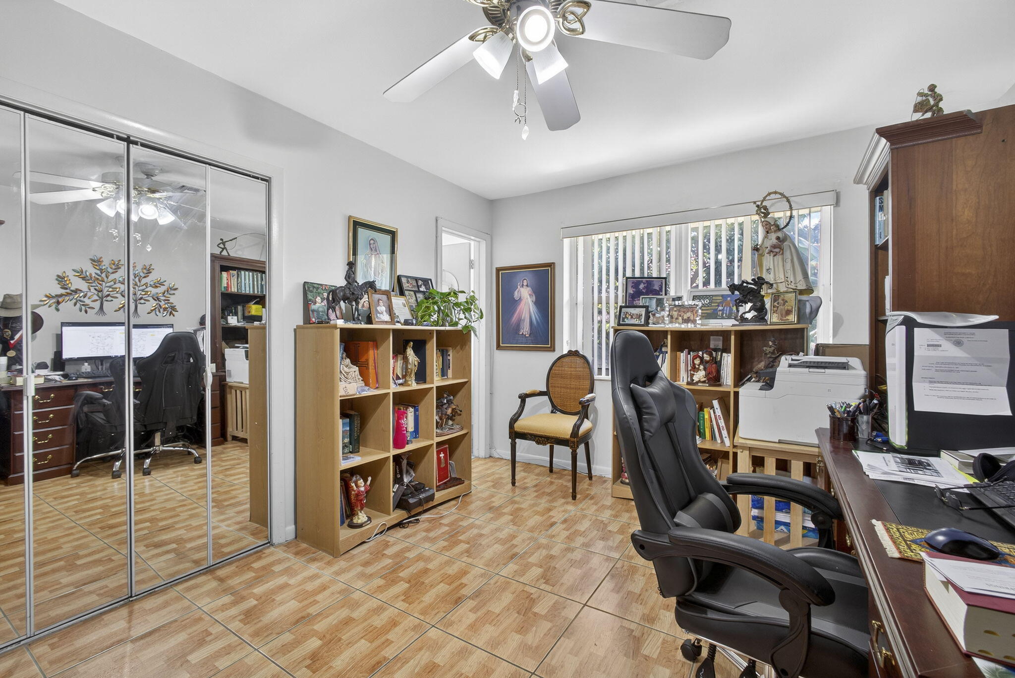 7625 Clarke Road Lake Clarke Shores, FL 33406 - Photo 18 of 97 a view of a workspace with furniture and a kitchen