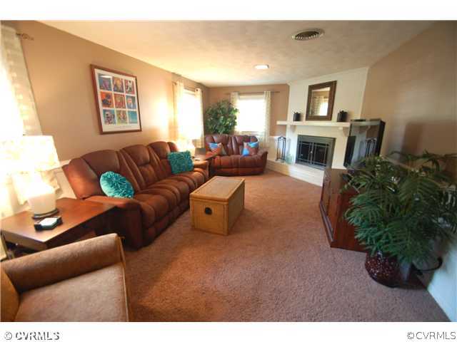 8810 Watlington Road Henrico, VA 23229 - Photo 10 of 20 Den/Family/Great Room - Lower Level Family Room wi