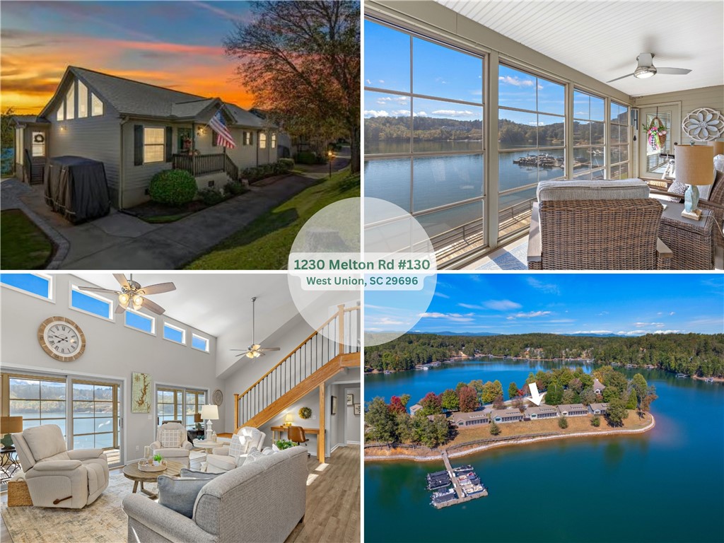 1230 Melton Road, Unit 130 West Union, SC 29696 - Photo 1 of 50 This captivating lakefront home offers expansive water views and an inviting interior.