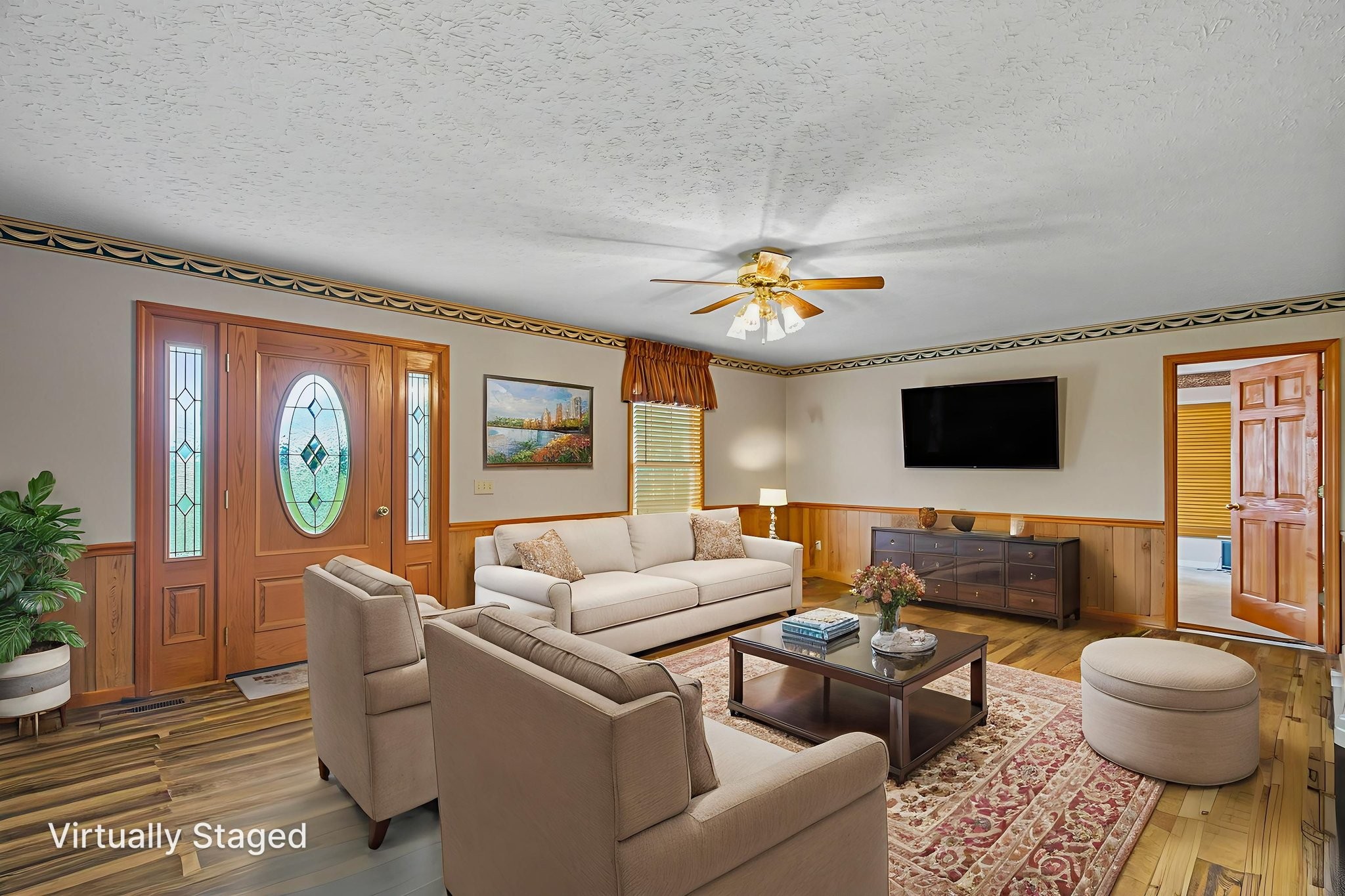 1021 Maple Grove Road Lafayette, TN 37083 - Photo 2 of 49 a living room with furniture and a flat screen tv