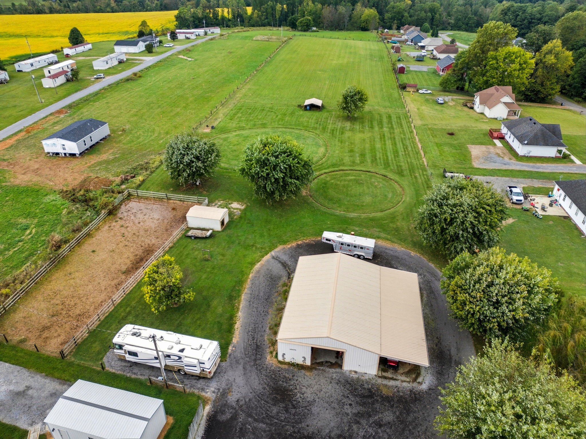 1021 Maple Grove Road Lafayette, TN 37083 - Photo 40 of 49 an aerial view of a residential houses with outdoor space and street view