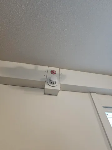 a close up of a mirror