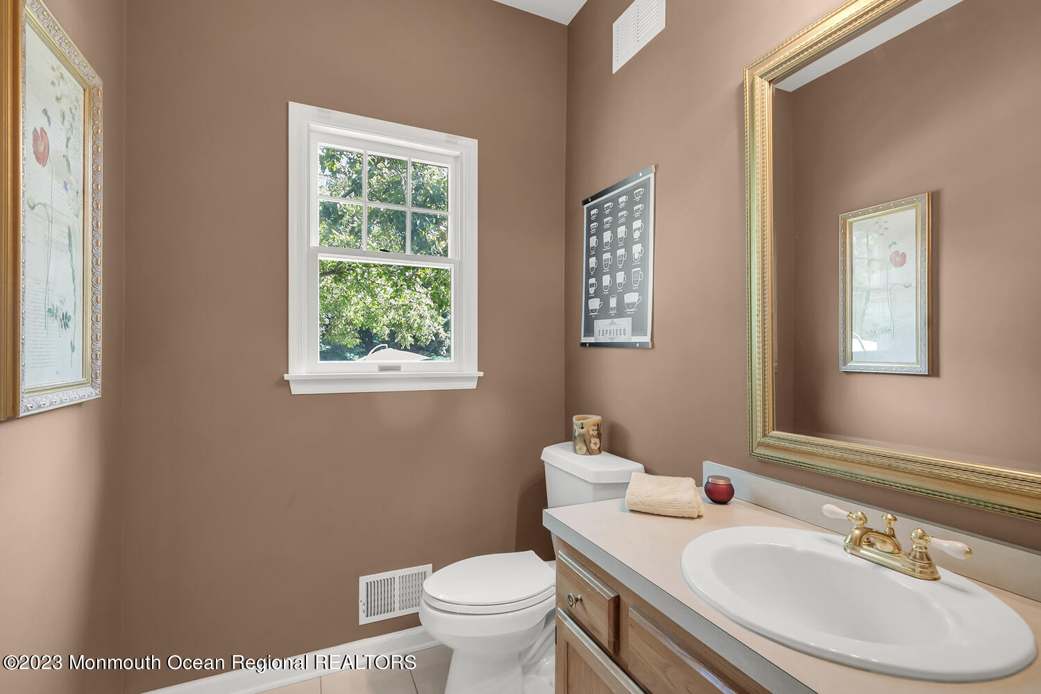 3 Goose Point Drive Colts Neck, NJ 07722 - Photo 23 of 66 a bathroom with a sink a toilet and mirror